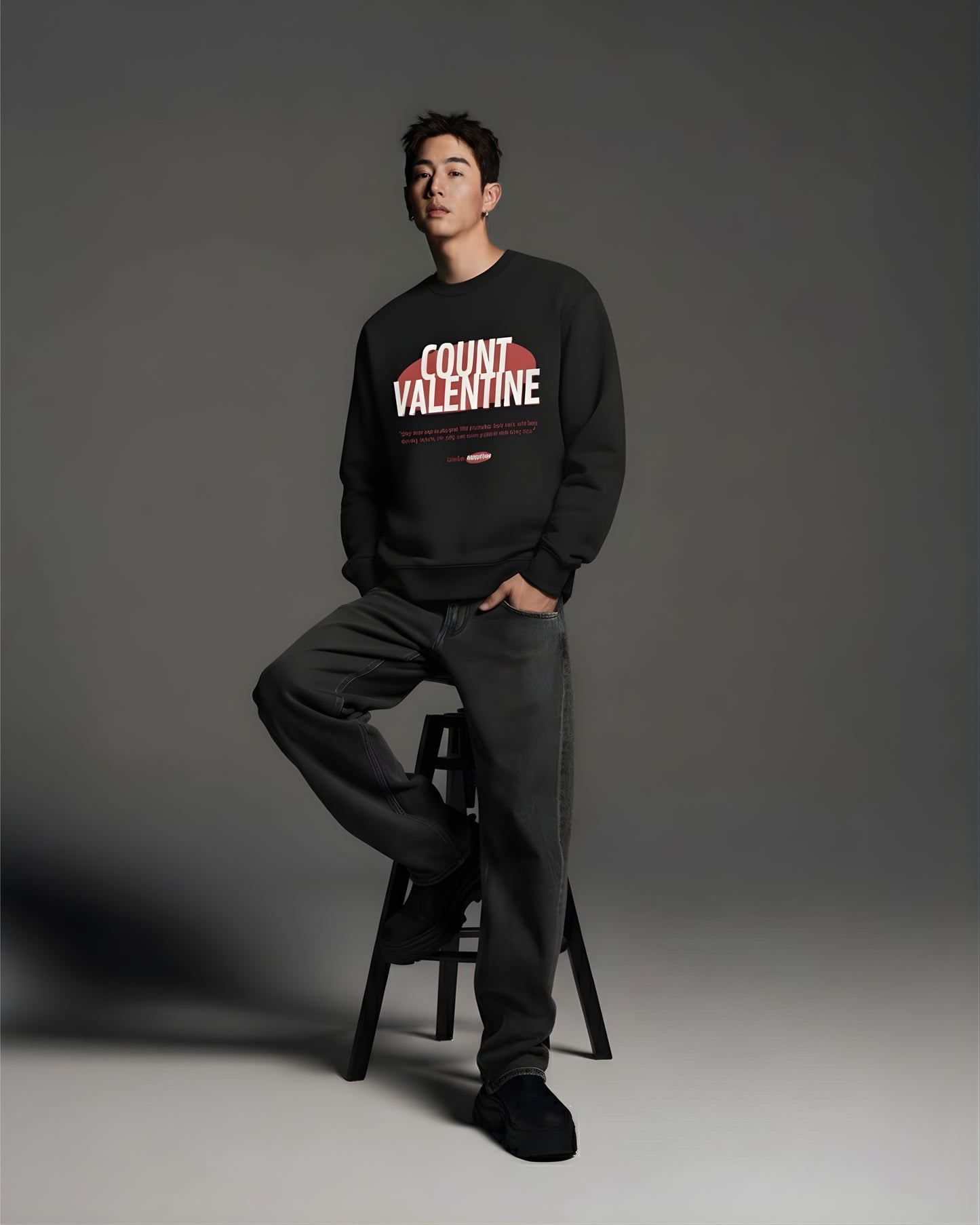 Black Production Unisex Oversized Sweatshirt