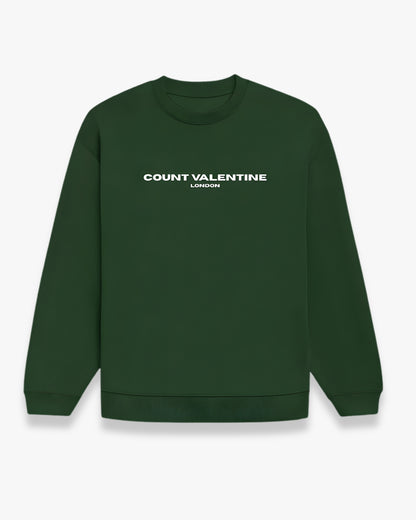 Bottle Green Unisex Oversized Sweatshirt