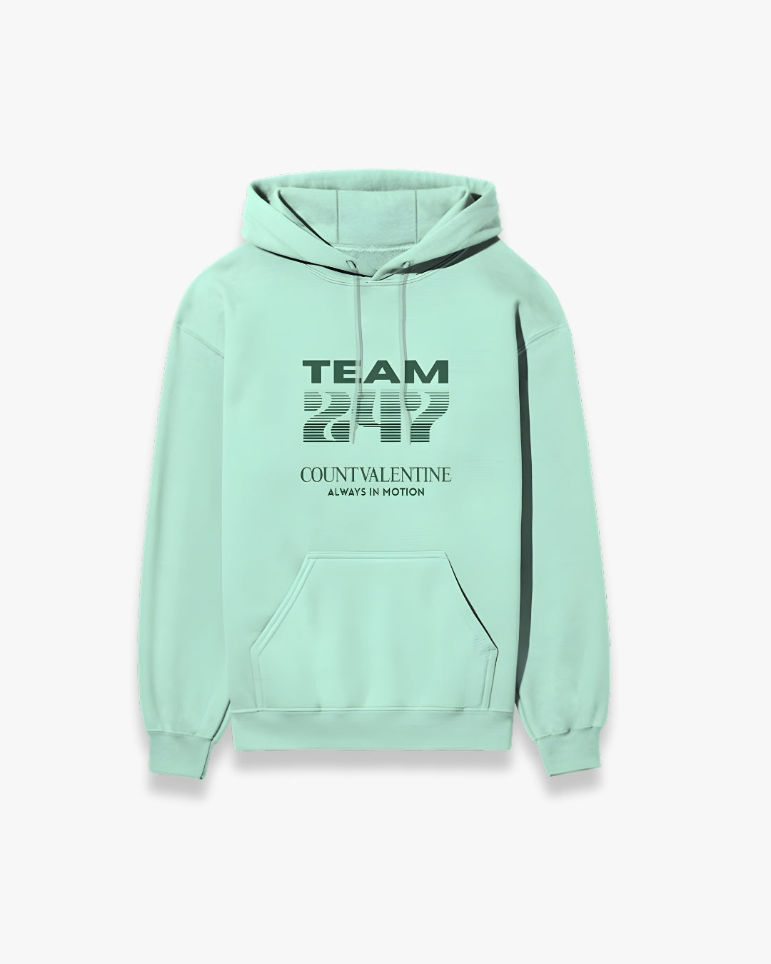 TEAM 247 MINT PERFORMANCE HOODIE