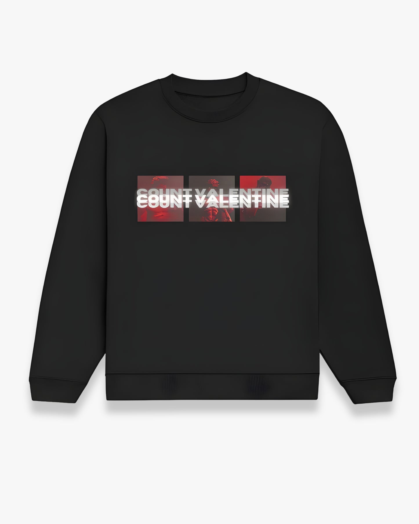Black Blurred Unisex Sweatshirt