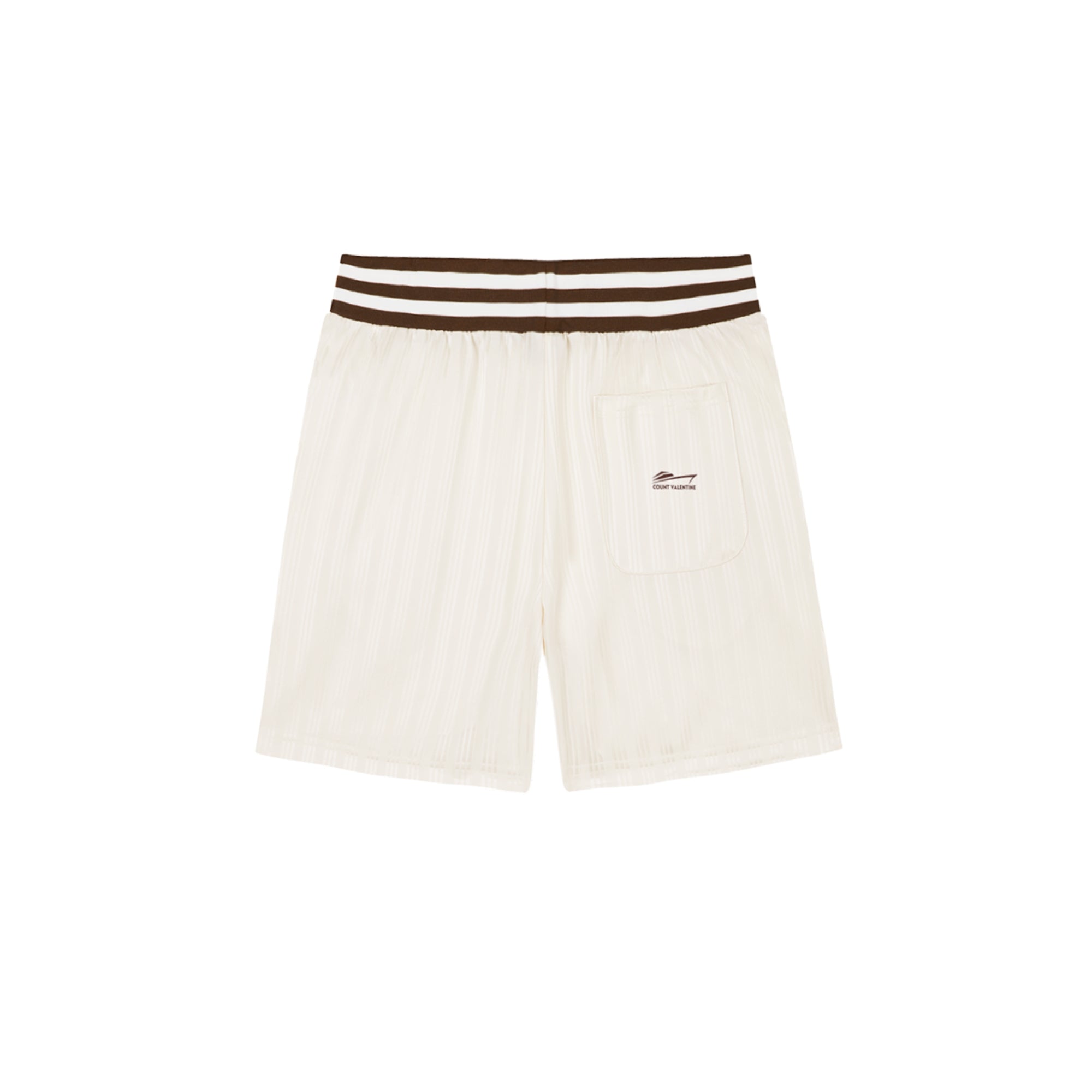 Unisex Striped Drawstring Shorts