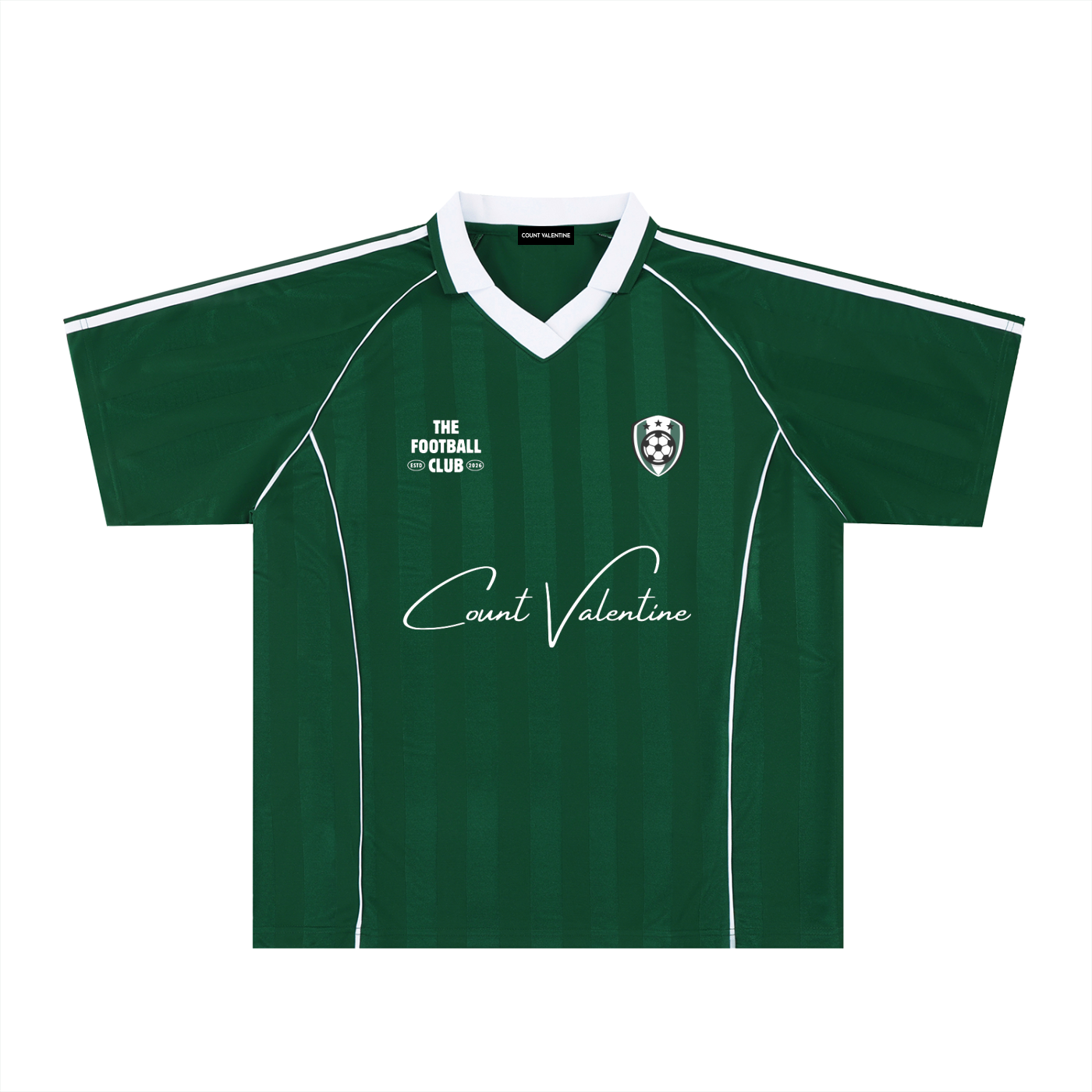 Shadow Stripe Collared Soccer Jersey