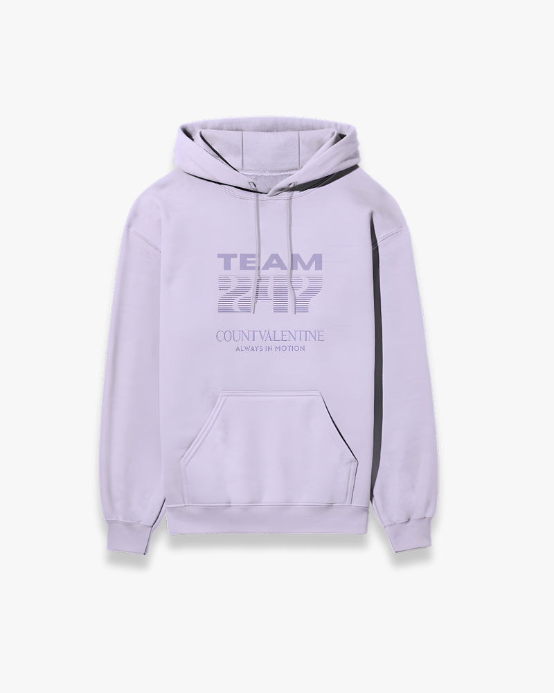 TEAM 247 LAVENDER PERFORMANCE HOODIE