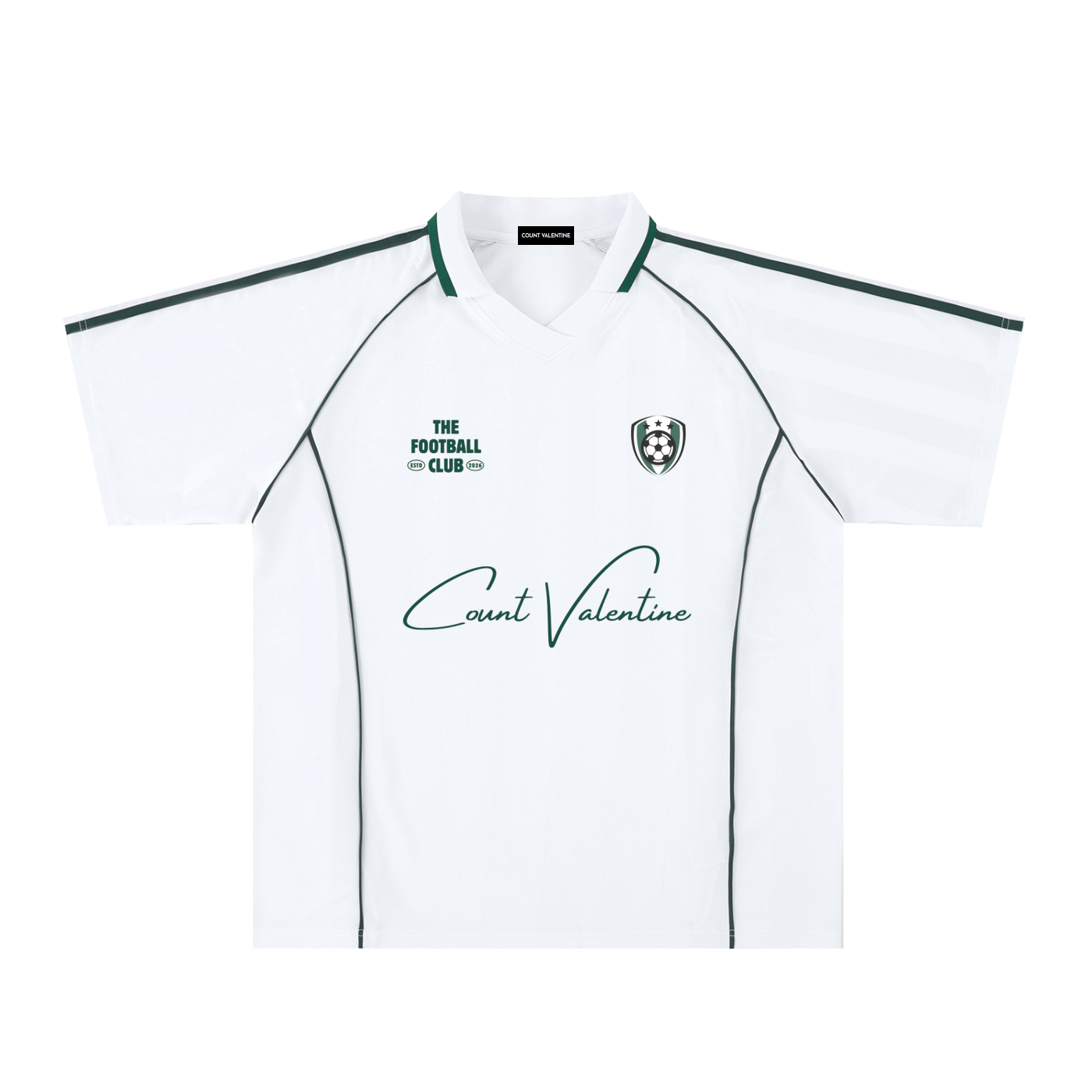 Shadow Stripe Collared Soccer Jersey