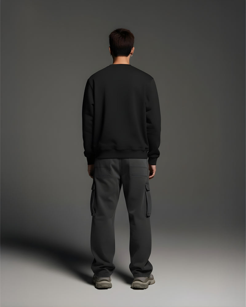 Black Production Unisex Oversized Sweatshirt