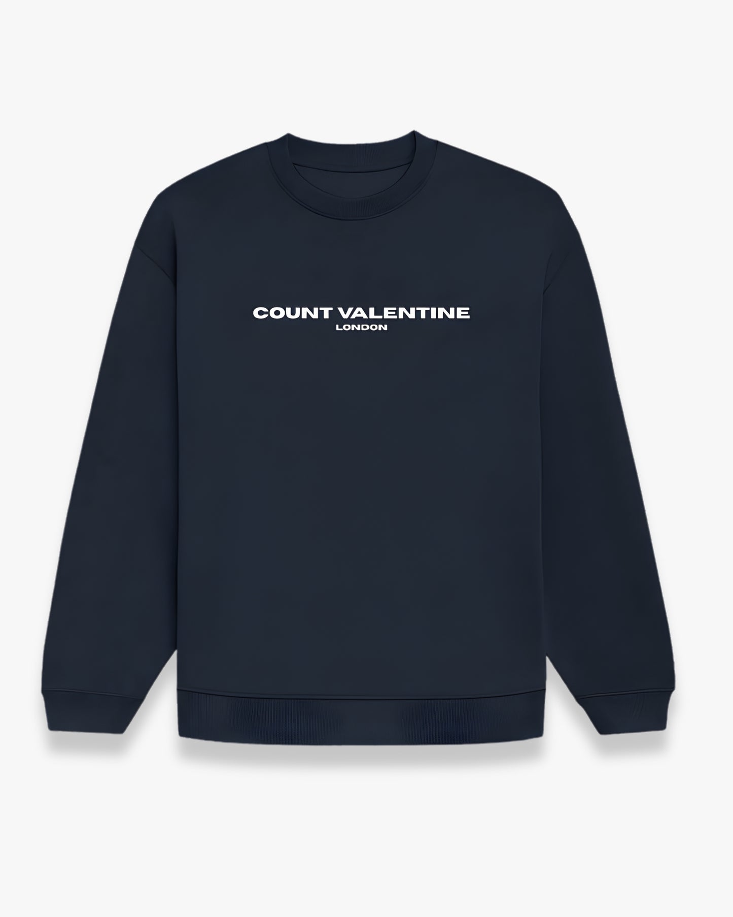 Navy Blue Unisex Oversized Sweatshirt