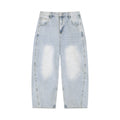 Men's Vintage Wash Sunfade Barrel Leg Jeans