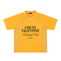 Striped V-Neck Soccer Jersey