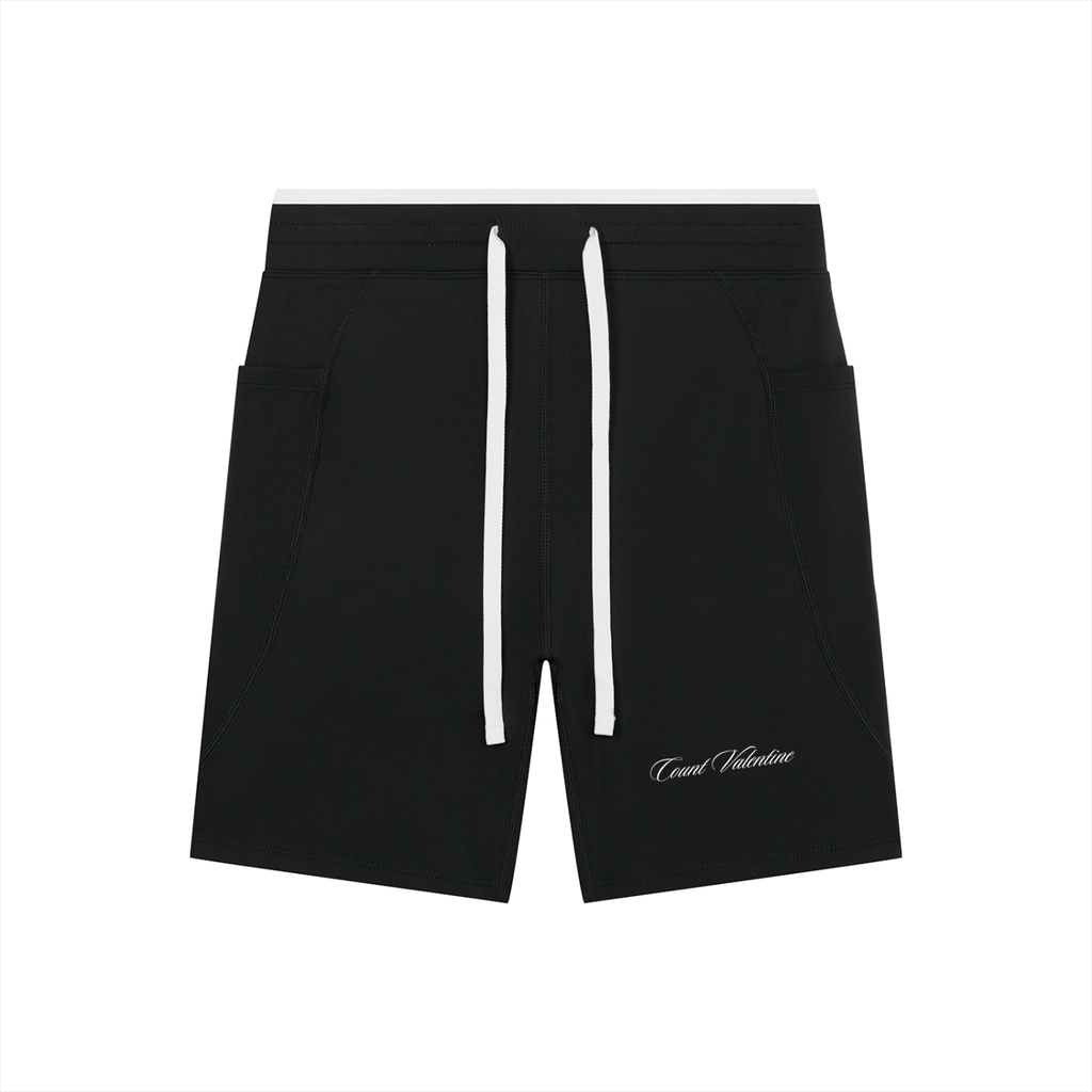 Women's High Rise Color Block Yoga Shorts