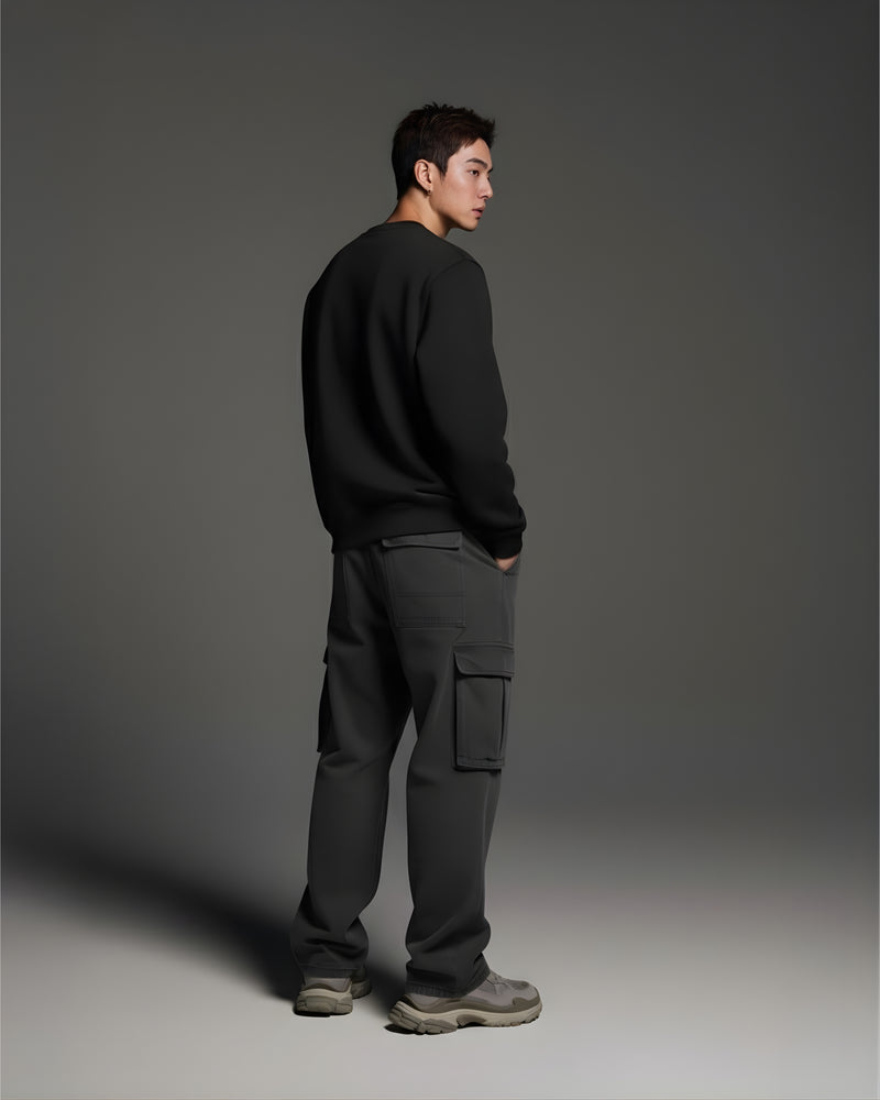 Black Blurred Unisex Sweatshirt