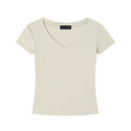 Tencel Slim Fit V-Neck T-Shirt