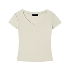 Tencel Slim Fit V-Neck T-Shirt