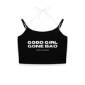 Contrast Binding Halter Tank Top