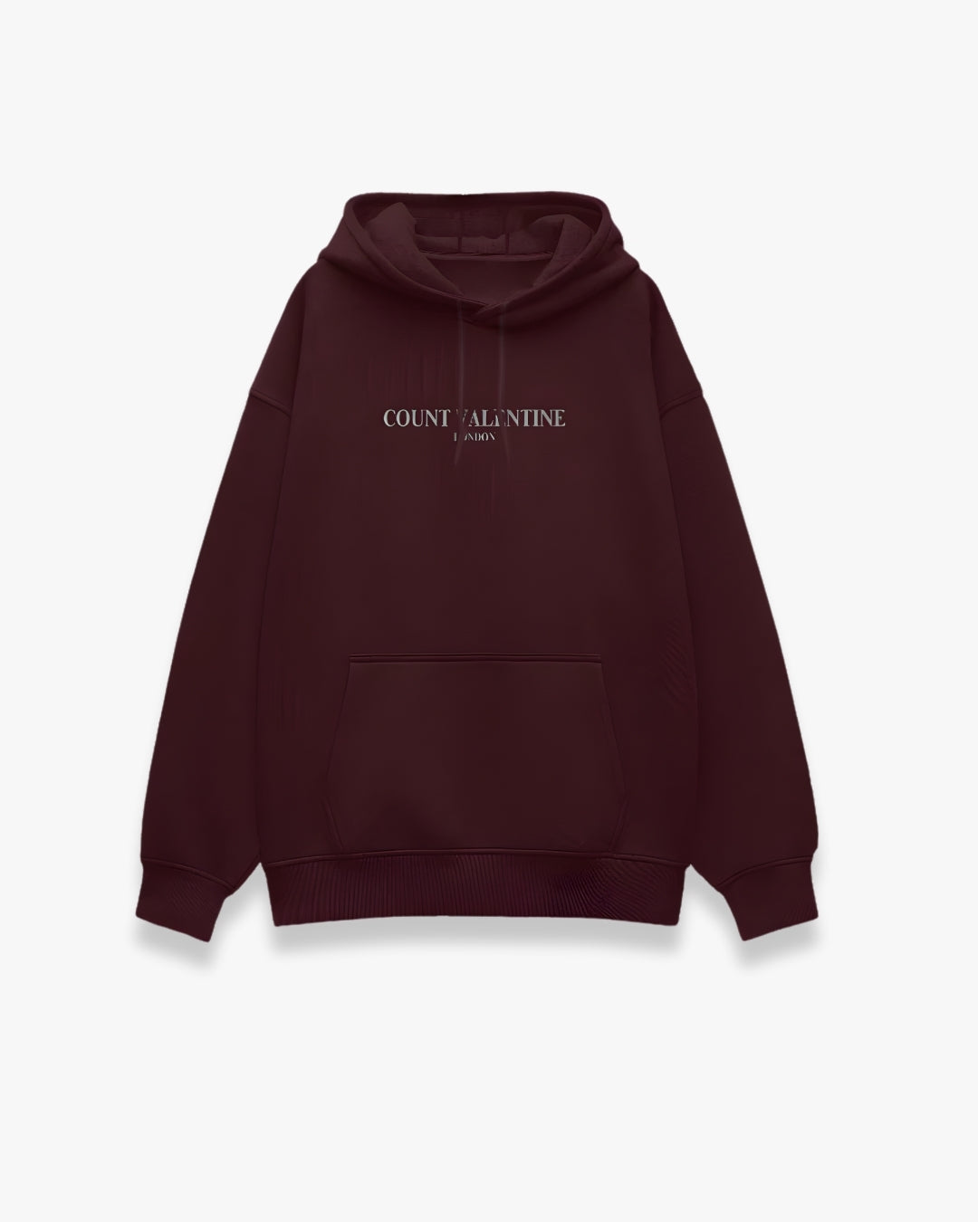 AMBITIOUS SOULS MAROON OVERSIZED HOODIE