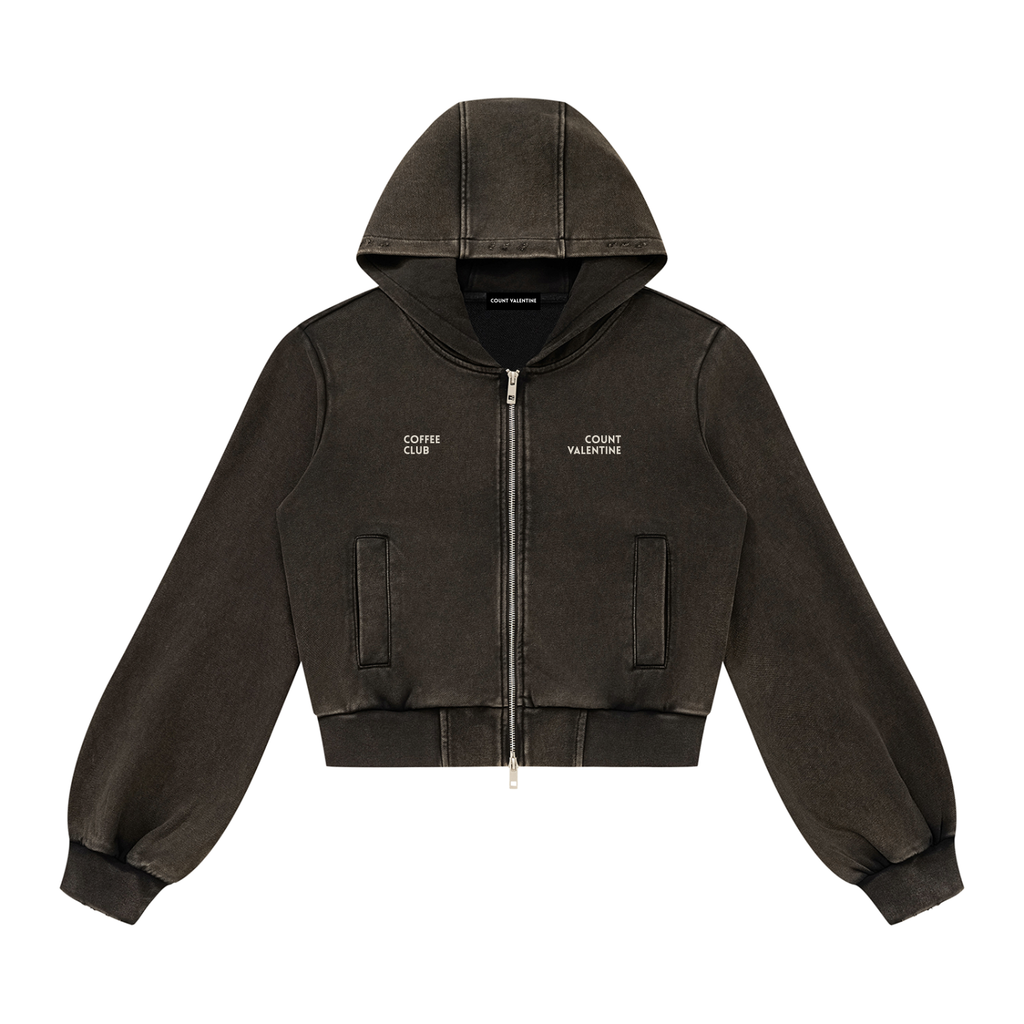 Women’s Vintage Wash Full Zip Hoodie