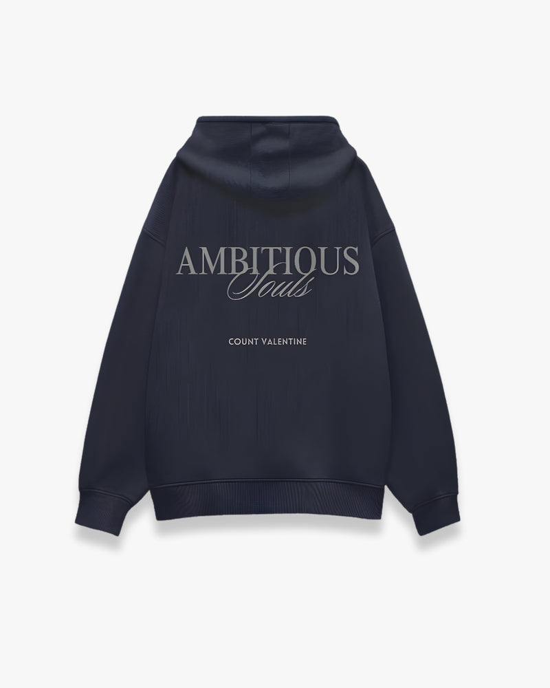 AMBITIOUS SOULS BLUE OVERSIZED HOODIE