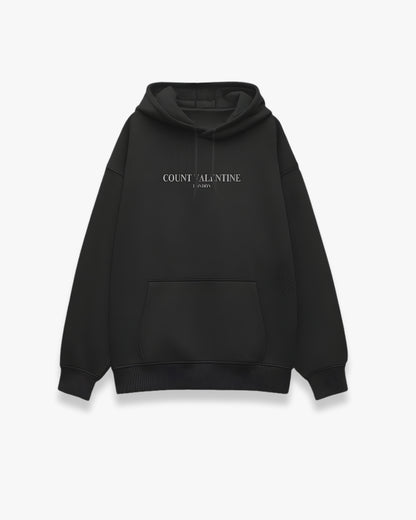 AMBITIOUS SOULS BLACK OVERSIZED HOODIE
