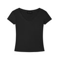 Tencel Slim Fit V-Neck T-Shirt