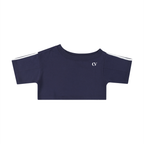 Women's Off-the-Shoulder Crop T-Shirt