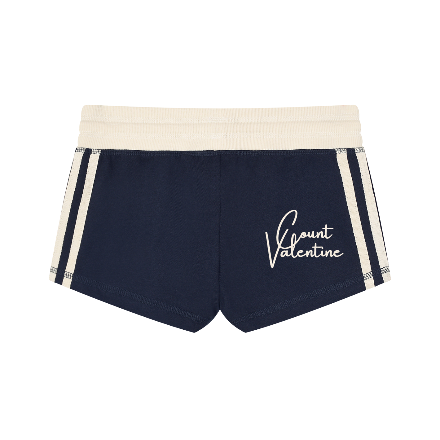 Women's Contrast Stripe Track Shorts