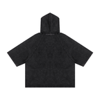 Snow Washed Hooded Boxy T-Shirt