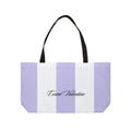 Striped Weekender Tote Bag