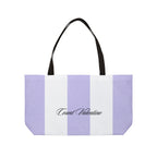 Striped Weekender Tote Bag