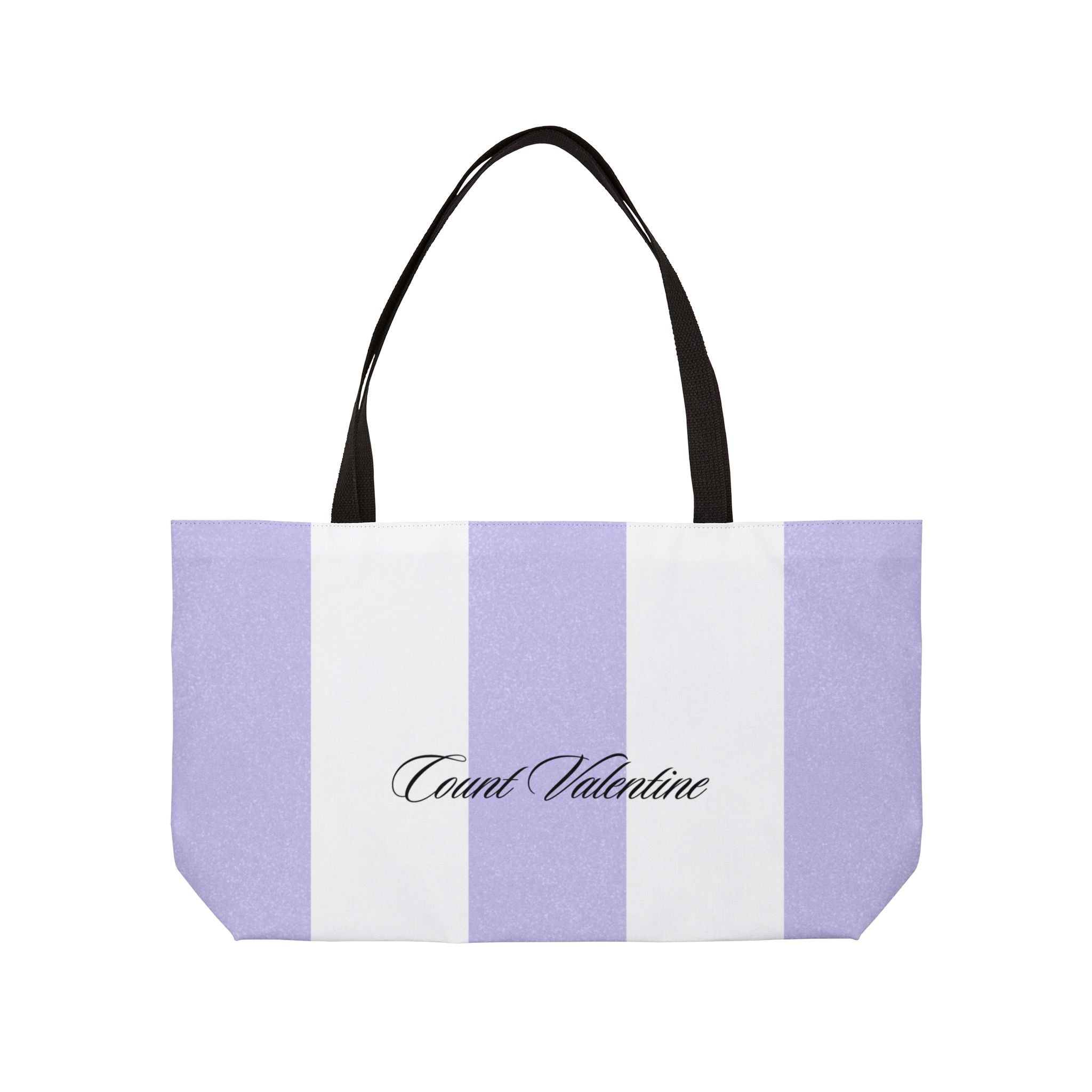 Striped Weekender Tote Bag