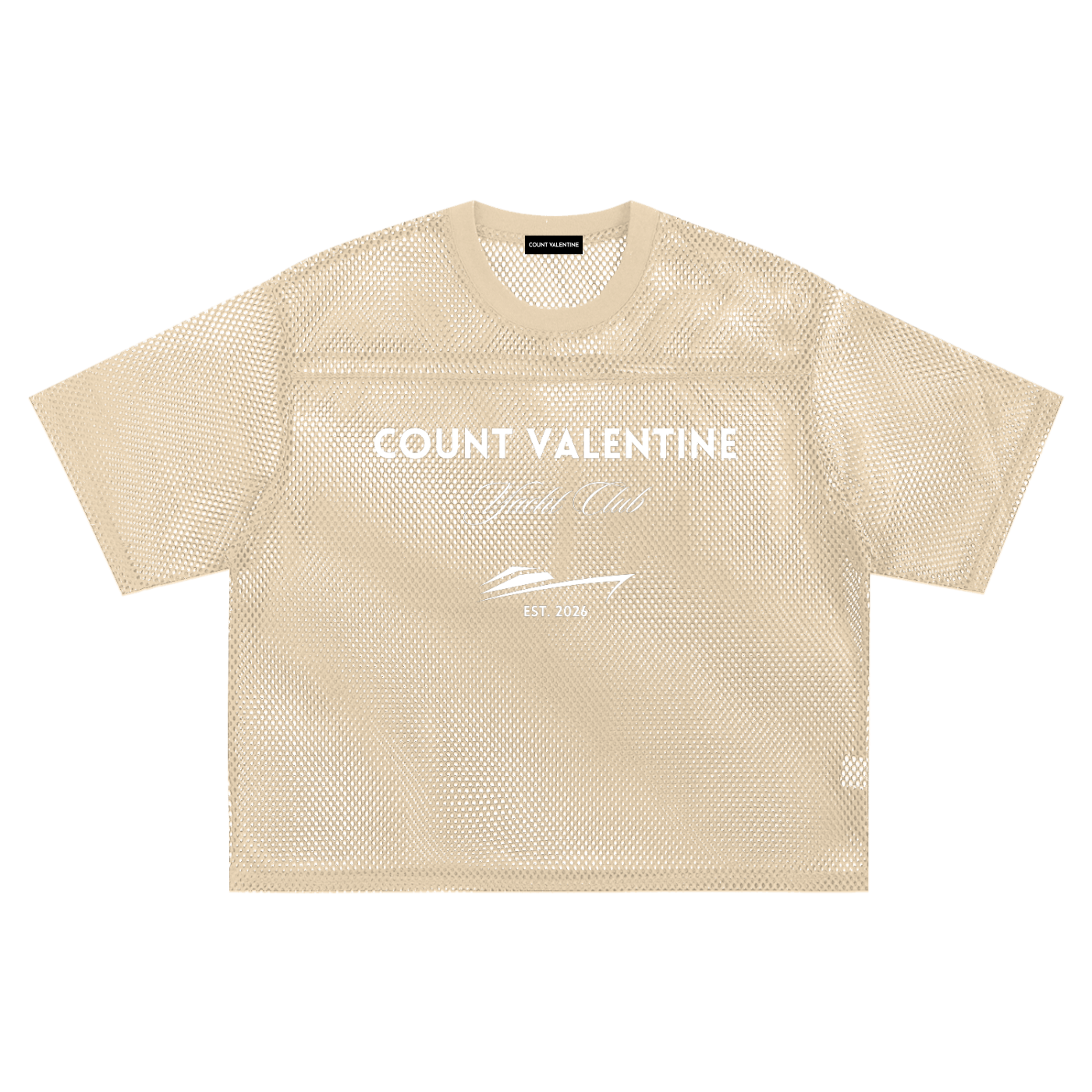 See-through Boxy Net T-Shirt