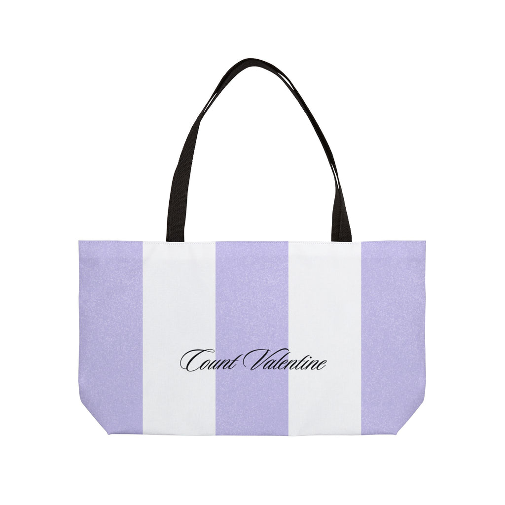 Striped Weekender Tote Bag