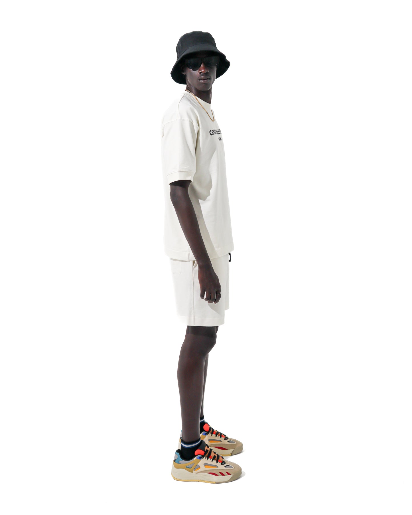 Short oversize blanc épais (hommes)