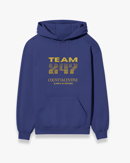 TEAM 247 ROYAL BLUE PERFORMANCE HOODIE