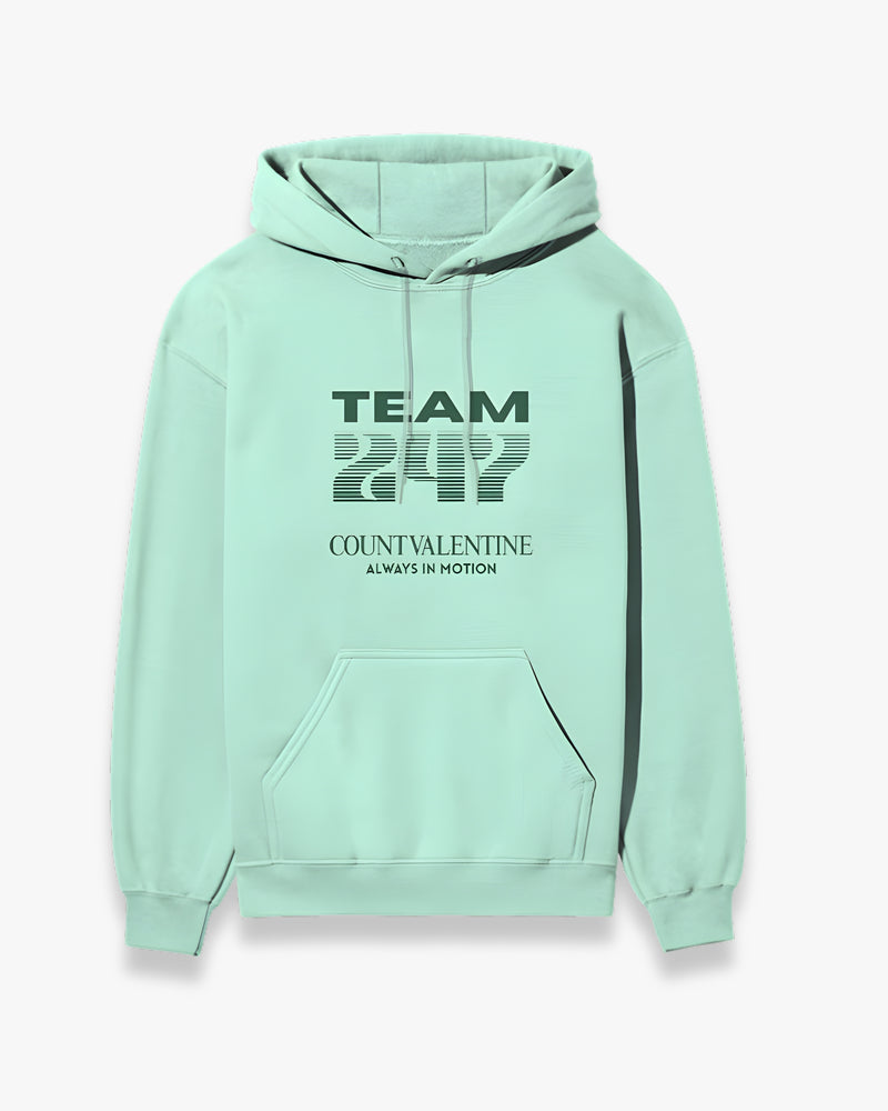 TEAM 247 MINT PERFORMANCE HOODIE