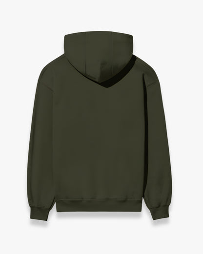 TEAM 247 OLIVE GREEN PERFORMANCE HOODIE
