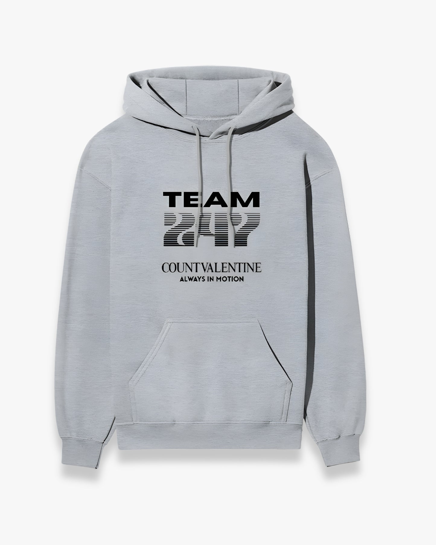 TEAM 247 GREY PERFORMANCE HOODIE
