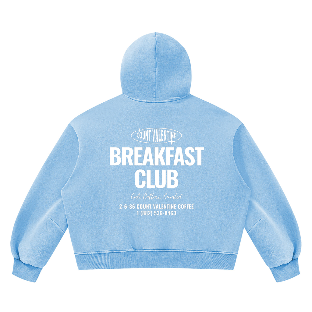 Unisex Vintage Wash Boxy Fleece Hoodie