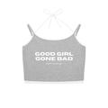 Contrast Binding Halter Tank Top