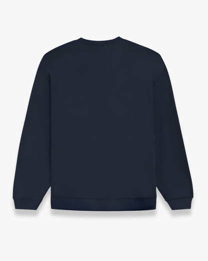 Navy Blue Unisex Oversized Sweatshirt