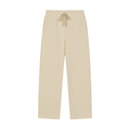 Solid Color Straight-Leg Sweatpants