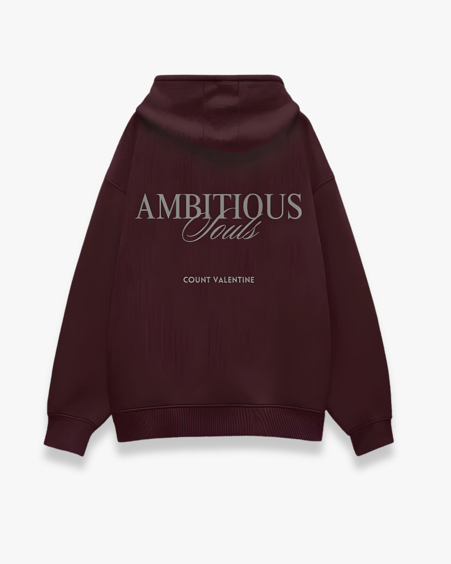Ambitious Soul Maroon Unisex Oversized Hoodie