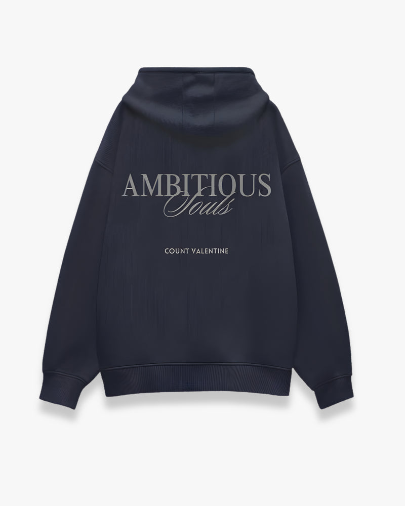 AMBITIOUS SOULS BLUE OVERSIZED HOODIE – EVERYDAY EDITION