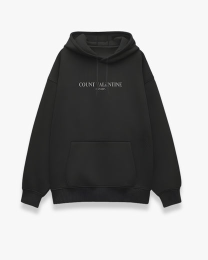 Ambitious Souls Black Unisex Oversized Hoodie