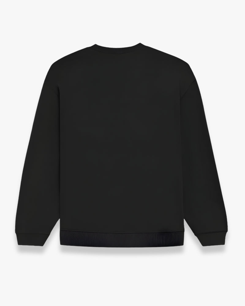Black Unisex Oversized Sweatshirt