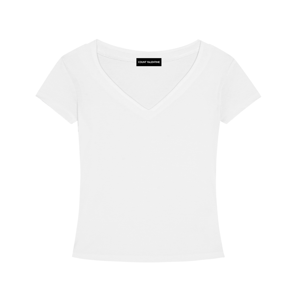 Tencel Slim Fit V-Neck T-Shirt