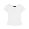 Tencel Slim Fit V-Neck T-Shirt