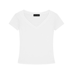Tencel Slim Fit V-Neck T-Shirt