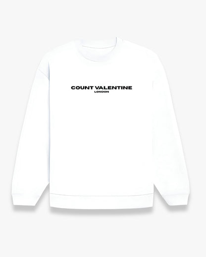 White Unisex Oversized Sweatshirt