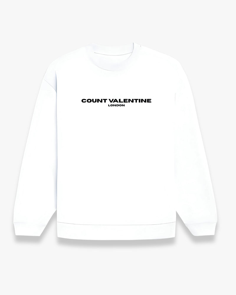 White Unisex Oversized Sweatshirt