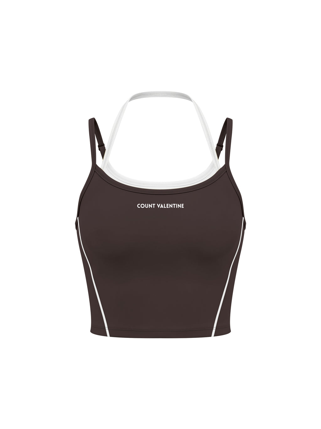 Everyday Move Layered Tank - Brown