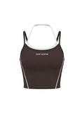 Everyday Move Layered Tank - Brown